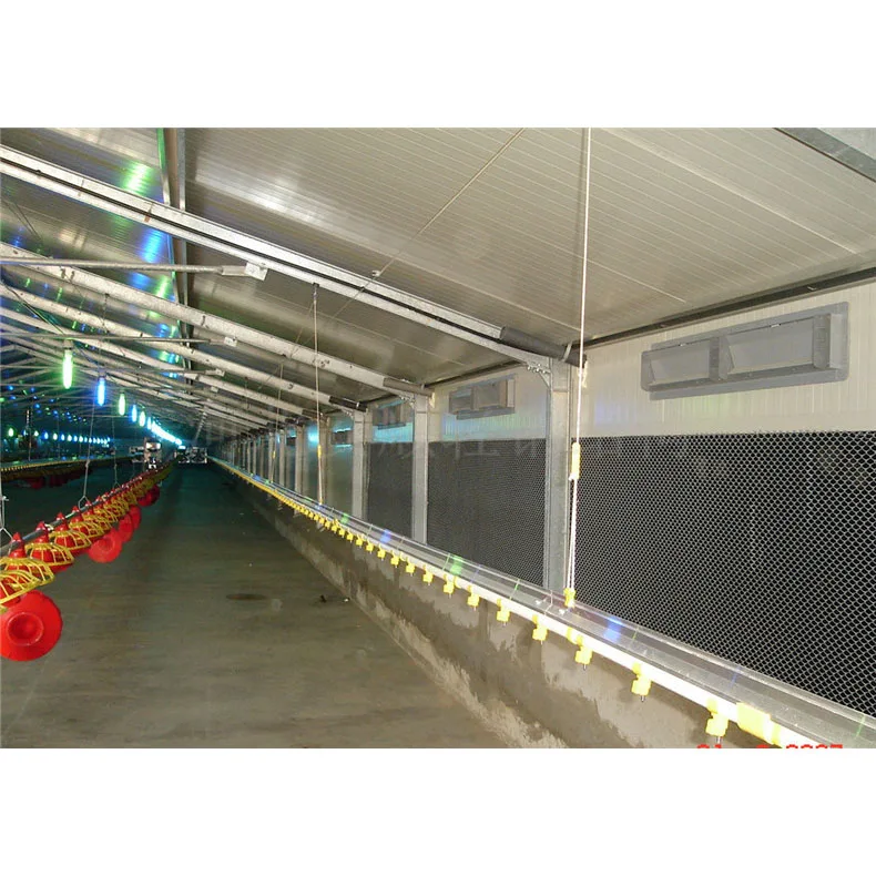 Сборные/сборные легкие стальные конструкции для куриного домика модульный каркас птицеводства/коровьего фермерского дома