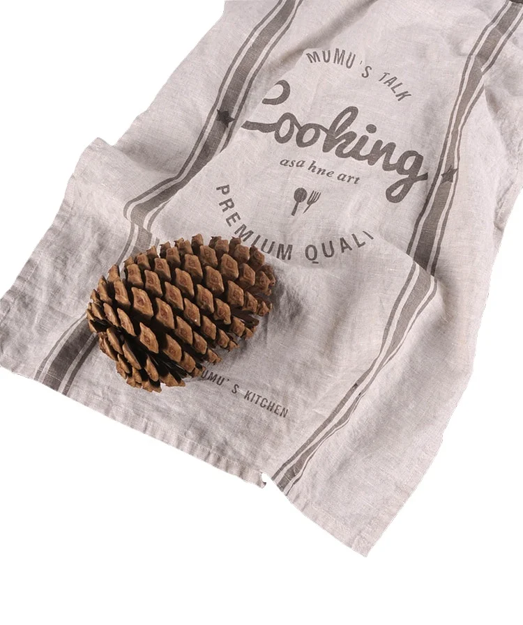 Vintage Colorful Linen Cotton Printed Kitchen Dish Cloth Tea Towels