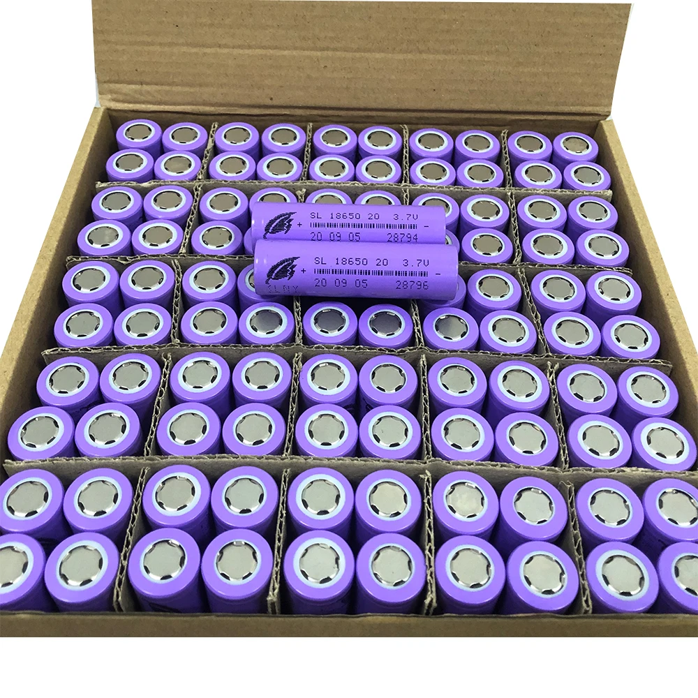 NMC 18650 battery 3.7V 2000mah lithium battery cell rechargeable led light battery