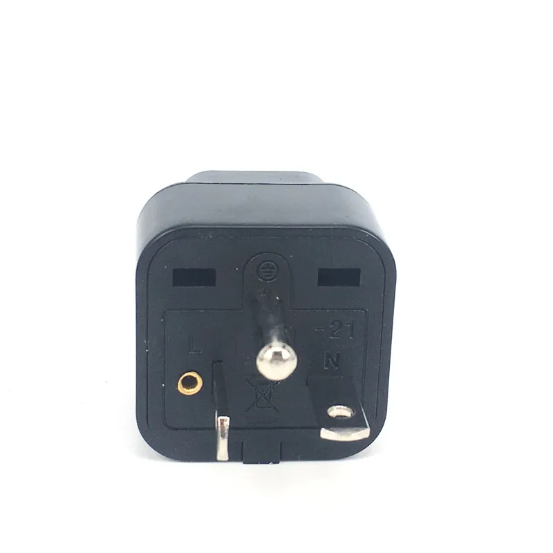 New product hot sale Type T us one round 2 pins US plug adapter travel Universal to United States Conversion plug