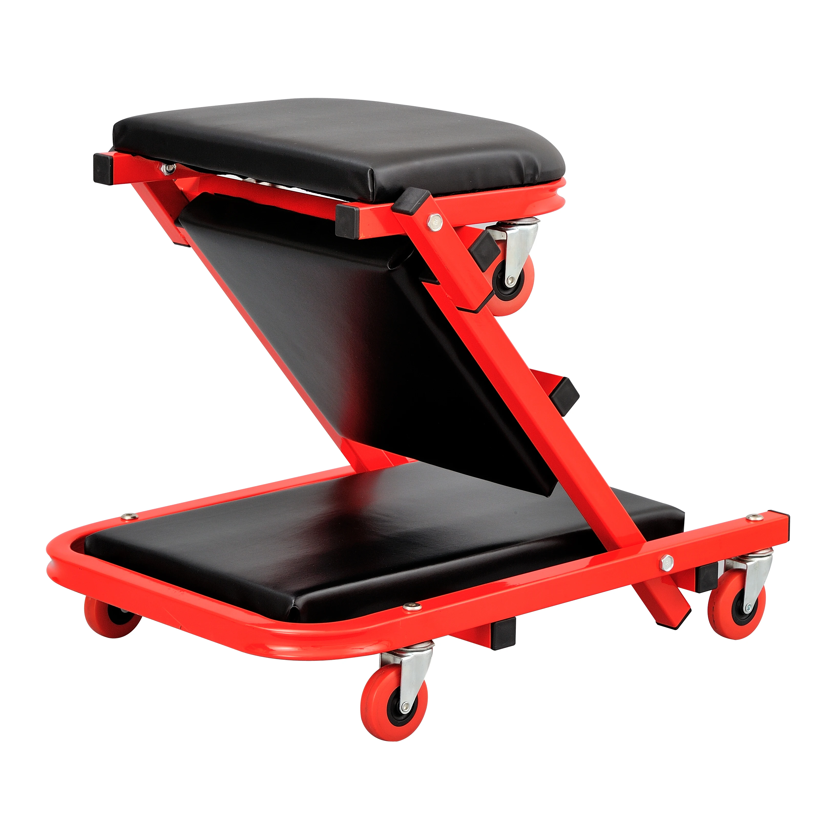 3 in 1 Foldable Mechanical Crawler Detachable Crawler Seat Car Repair Seat Vehicle Repair Crawler Tool Tray Headrest Adjustable