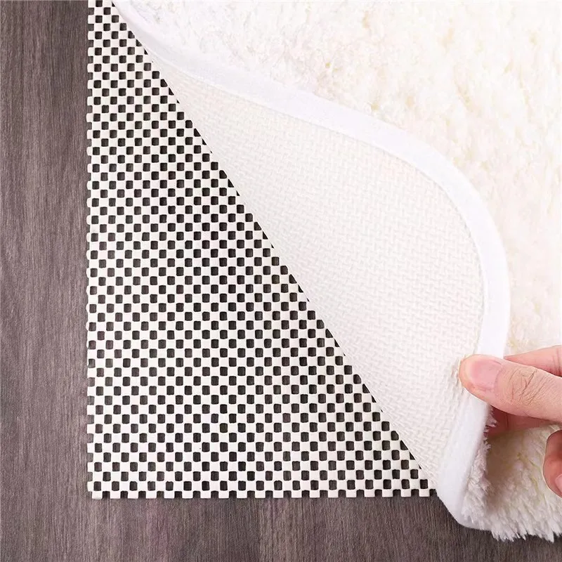 Hard surface carpet non slip rug pad mat, pvc foam rug underlay/anti slip mat rug pad carpet underlay