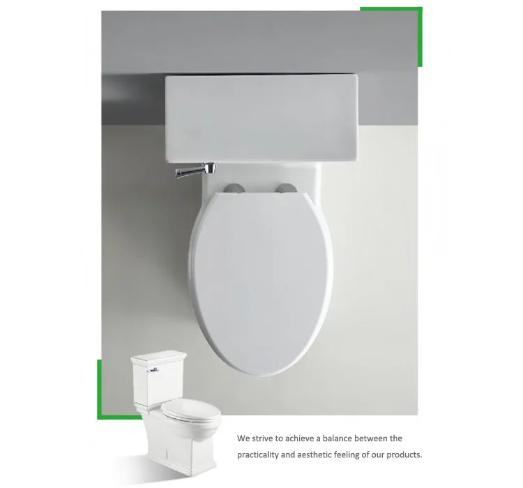 T-013S Two piece Floor Mounted Peeping Chinese Toilet with CUCP Certification