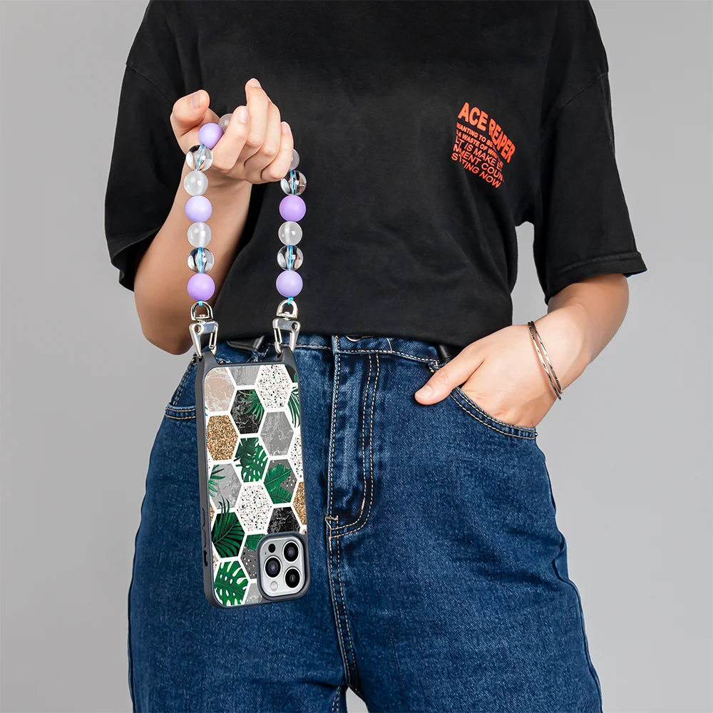 DIY Custom Designer Strap Lanyard Smartphone Cell Mobile PC Blanks 2D Sublimation Phone Case Cover For Iphone 13 14 Pro Max