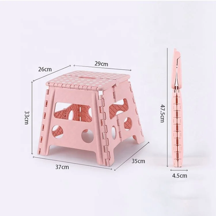 
Plastic Multi Purpose Home Kitchen Folding Step Stool Foldable Easy Storage 