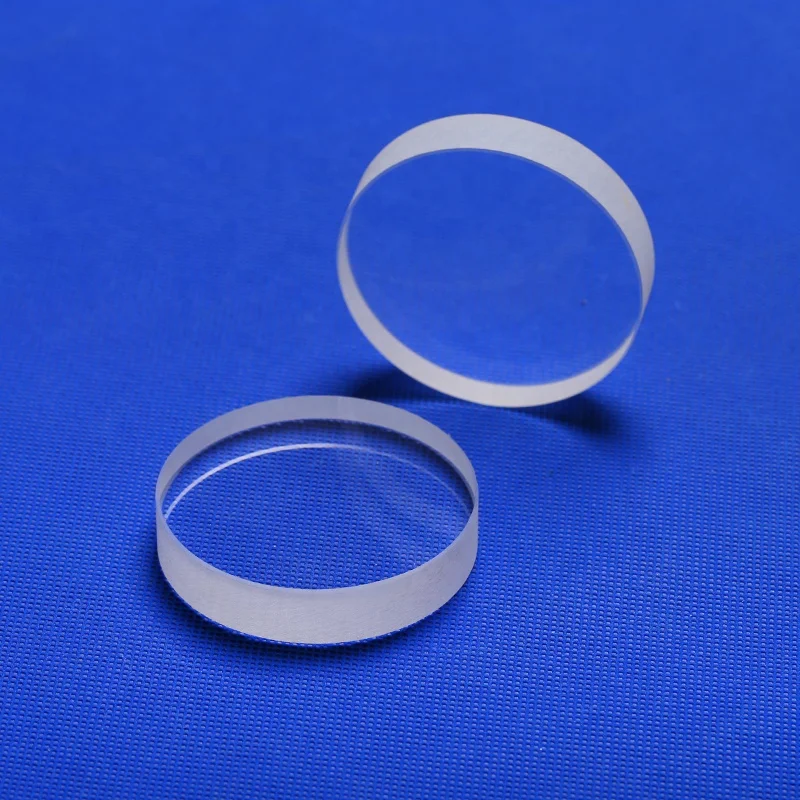 Hand-made round quartz glass round transparent quartz plate quartz window piece