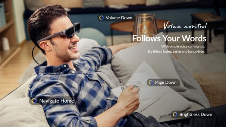 Affordable Smart Augmented Reality AR Glasses Rokid Air AR Glasses with Voice Control AI