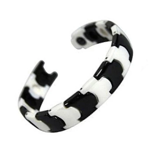 Ladies Crystal Ceramic Magnetic Germanium Bracelets