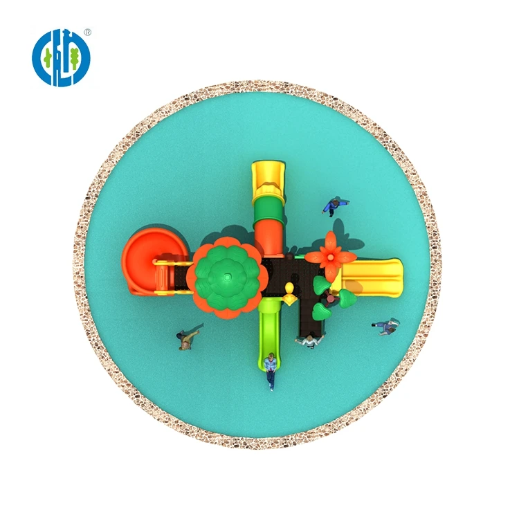 Latest Plastic Slide Equipment Children Outdoor Playground For Sale