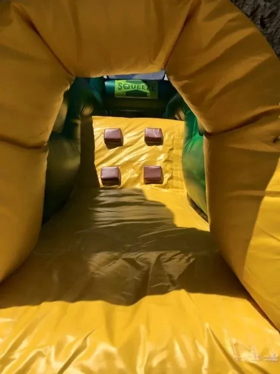 New Design PVC T-Rex Obstacle Inflatable Bounce House Slide Combo Dinosaur Inflatable Castle Kids Outdoor Rental Use Blower