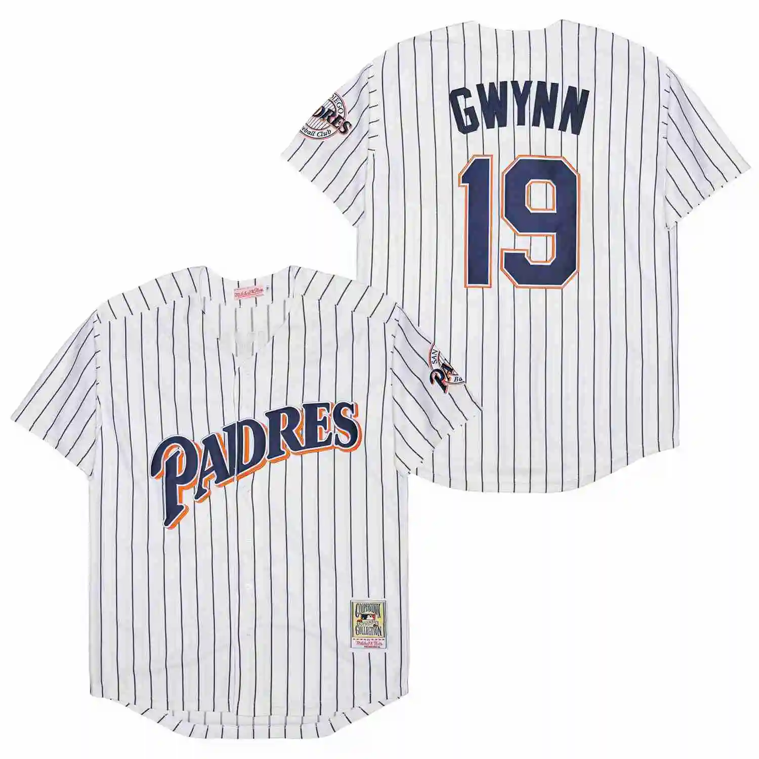 Бейсбольные майки San Diego 19 Tony Gwynn 51 Trevor Hoffman