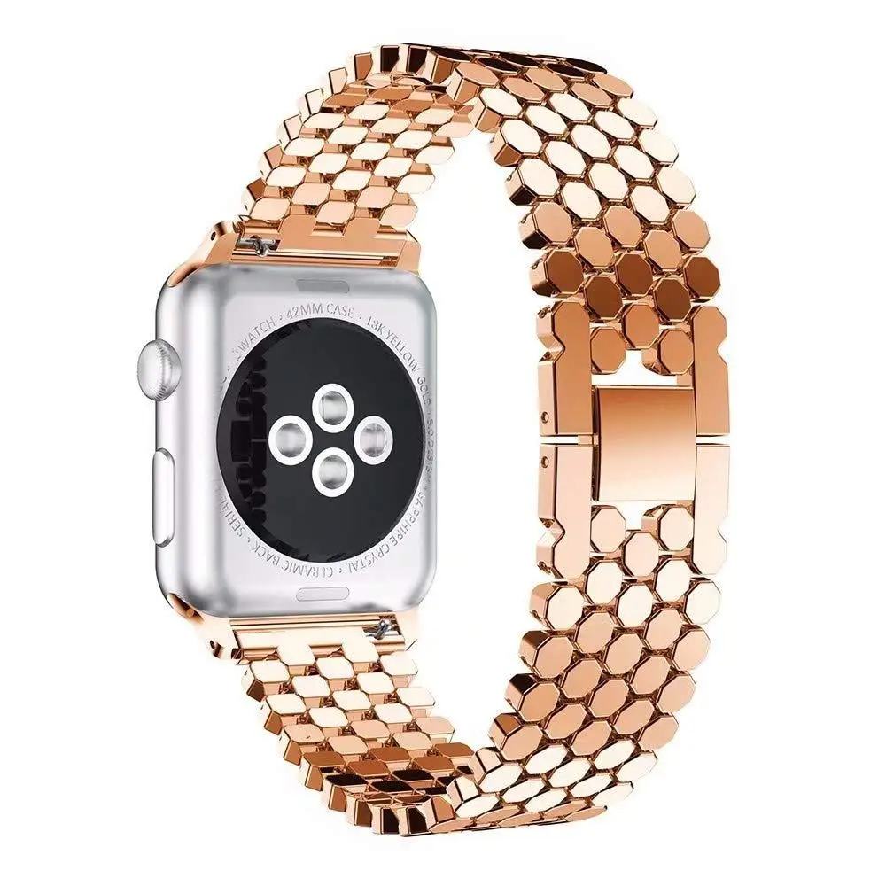 Stainless Steel Bracelet strap For Apple Watch band 41mm 45mm 42mm 38mm 49mm