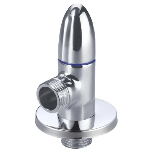 Most Popular 90 degree quick open 1/2 inch Chrome Plated Brass Angle Valve for european market