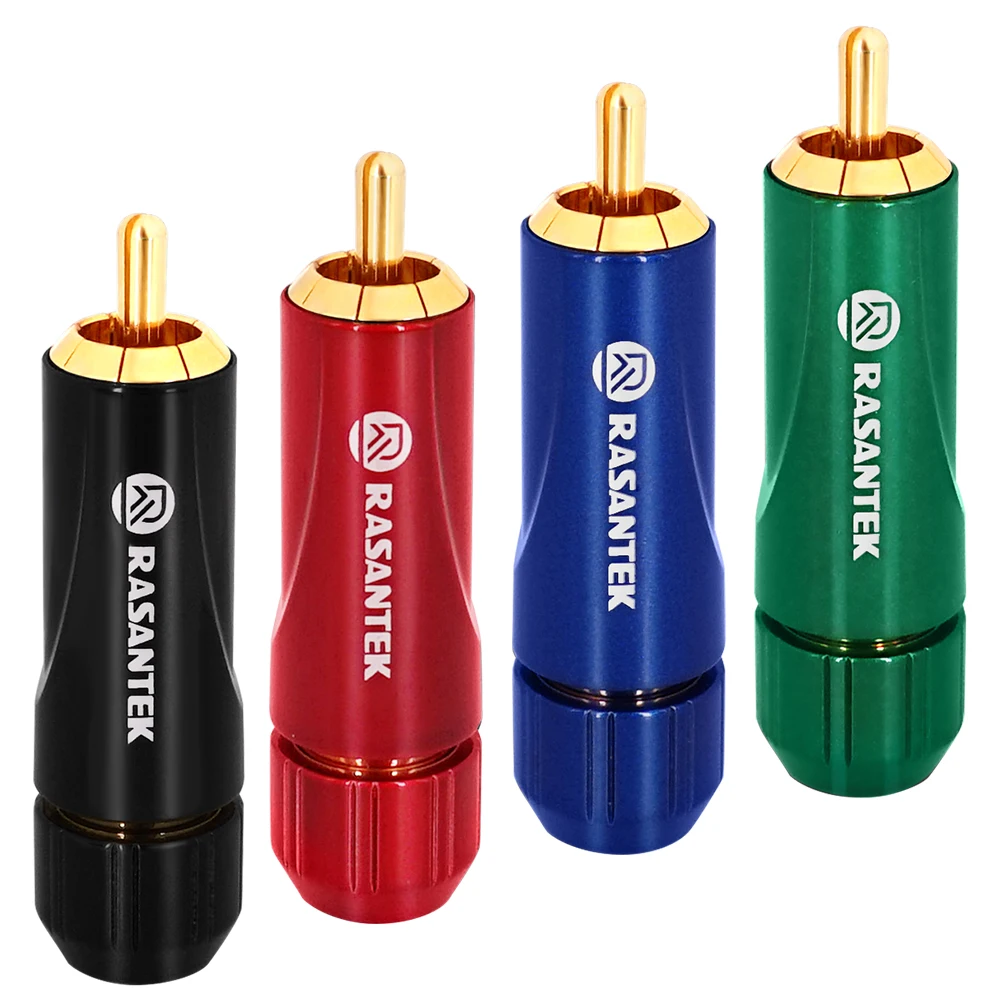 RASANTEK лучший аудио-видео подключения кабель Луг Терминал RCA plug