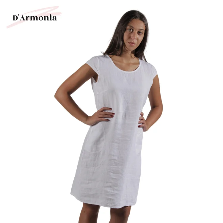 
Hot Sale Italia Linen Dress Women Made In Italy Linen Dresses 