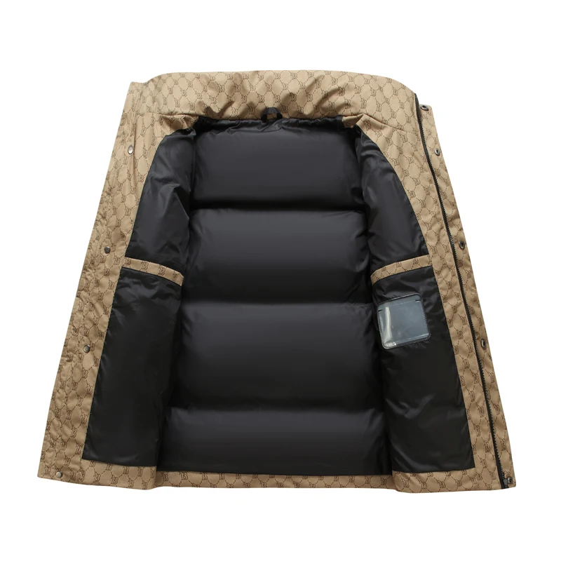 Wholesale Men New Patchwork Color Block Full zipper Outdoor Down Jacket Fashion Tracksuit Coat Men Hip Hop bomber Jacket