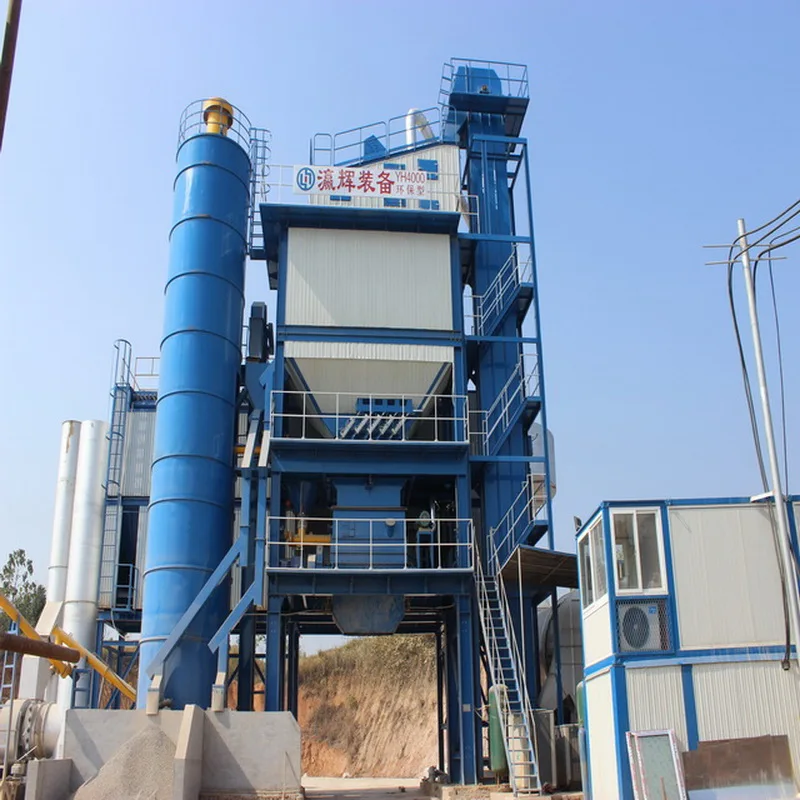 stationary asphalt batching plant 105t/h asphalt hot mix station