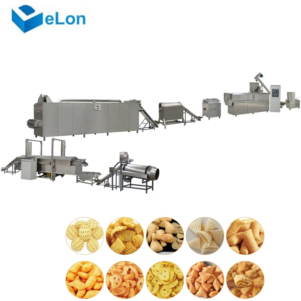 Low Cost Best Price Breakfast Cereal Extruder Snack Machine Food Snacks Corn Flakes Production Line