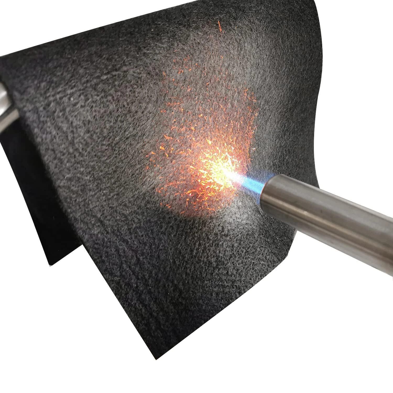 Carbon Felt Welding Blanket High Temper Fireproof Insulation Pad Fireproof Fabric for Torch Plumbing Fire Flame Resistant Cloth