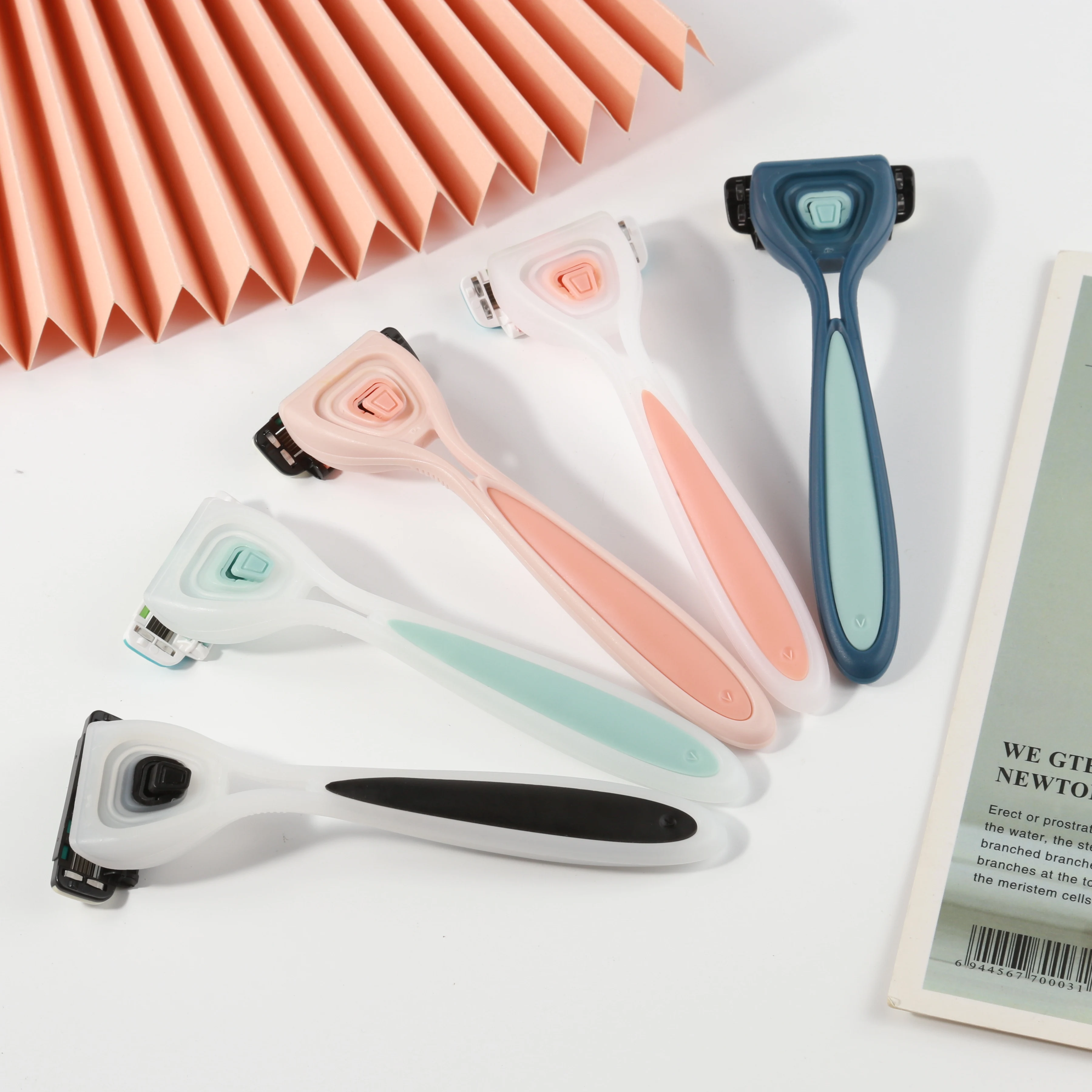 Women Shaving Razor Removing Shaving Knife New personal care  plastic safety manual shav 1 set