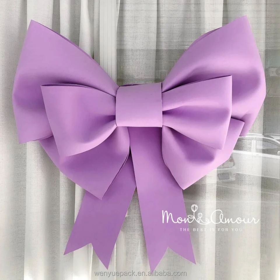 В наличии, бант из вспененного этилвинилацетата «сделай сам», украшение для свадебной вечеринки, цветные водонепроницаемые большие подарочные украшения для дома и улицы, разноцветные большие банты из ЭВА