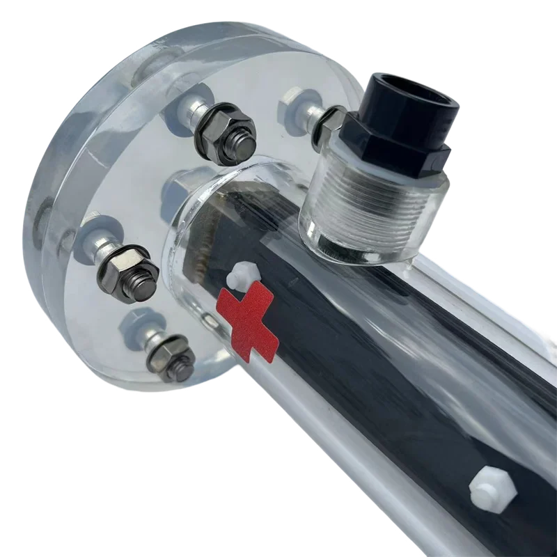 Cheap Sodium hypochlorite generator mmo dsa dse electrolytic cell sewage treatment titanium anode with shell