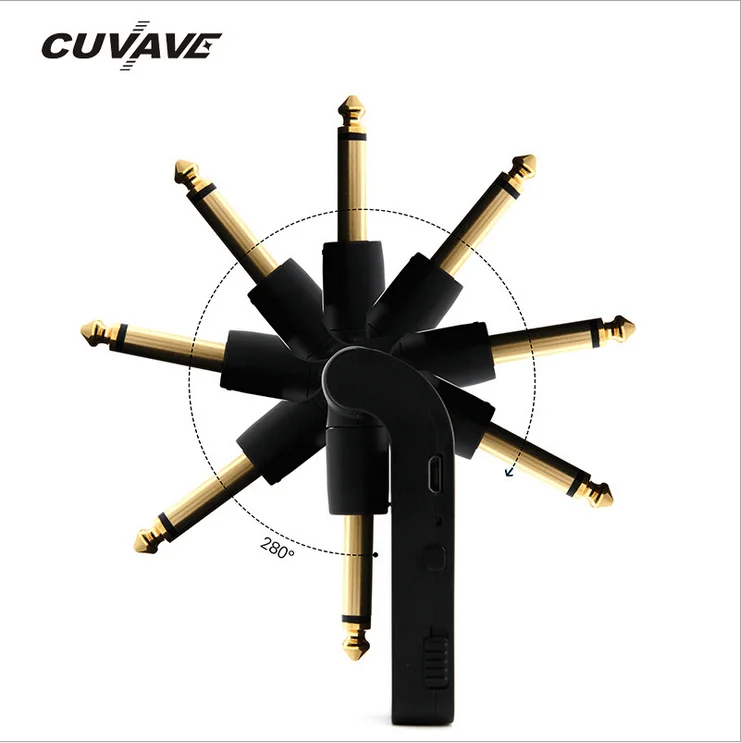  CUVAVE WP-2 усовершенствованная 2 4G гитарная Беспроводная система передатчик и приемник для электрической гитары Бас Скрипка замены