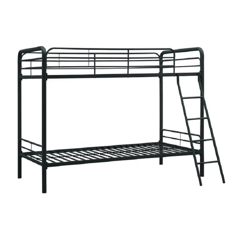 On-trend colorful style classic cheap all ages kids twin over twin metal bunk bed for children