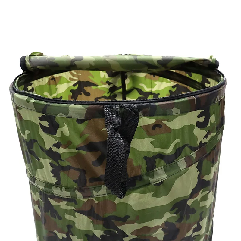 Collapsible Garden Waste Bag Yard Lawn Garden Leaf Bag Pop Up Hamper Barrel Trash Can Camping Laundry Toys Organizer