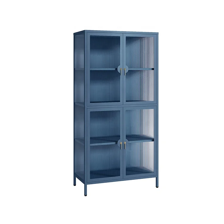 Metal bookcase with glass doors models 2 glass doors bookcase display cabinet