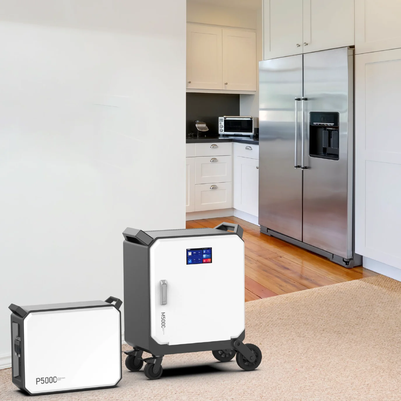 5KW 5000W Solar Power Generator Large Capacity Portable Power Station For Campers Rvs Outdoor Energy Storage