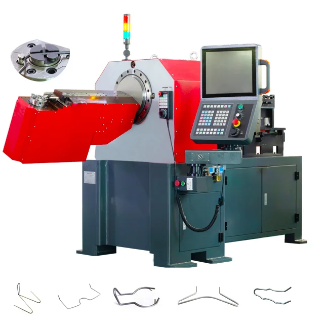 Automatic CNC 3D Wire Bending Machine With Straightening and Cutting Function Top Quality Wire Bender with High Accuracy
