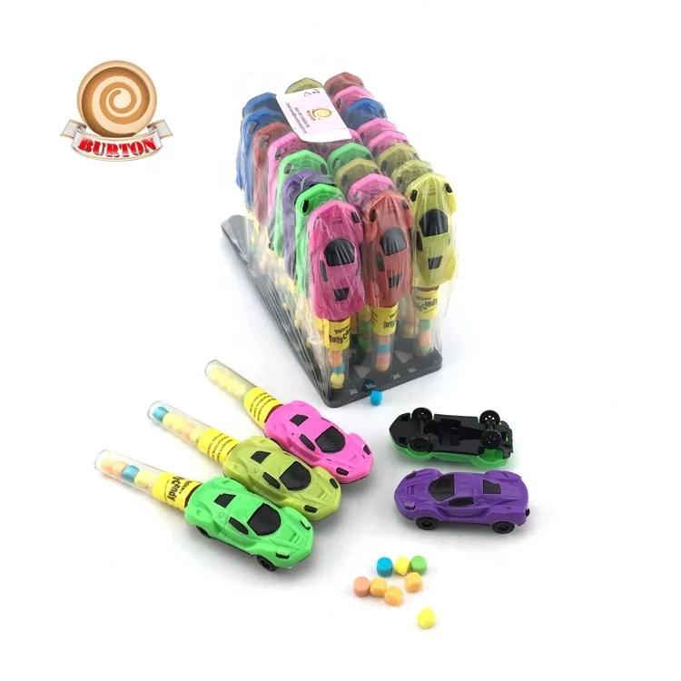 Мини-машина мультфильм фруктовая жесткая Конфета