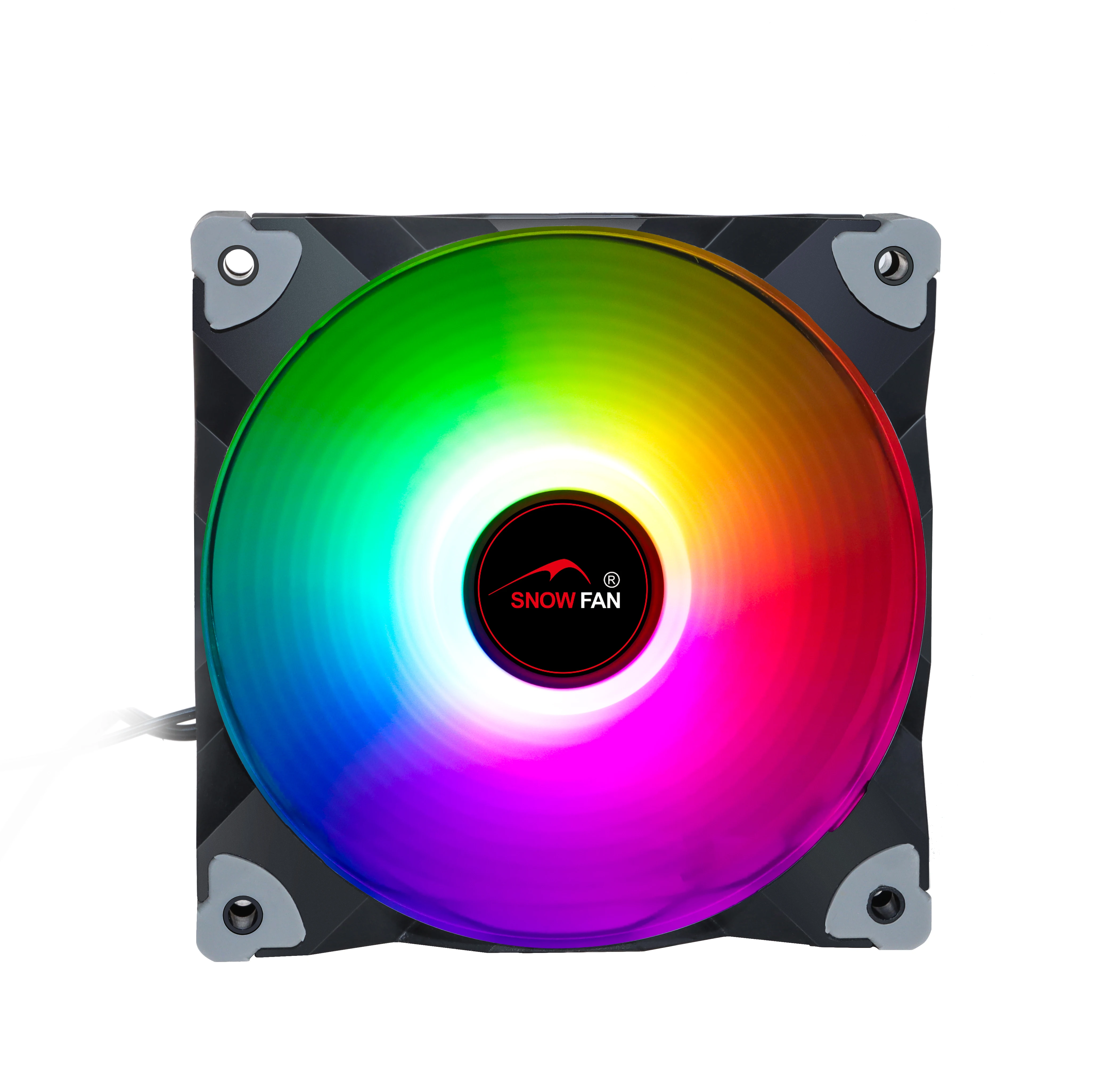 
2021 factory wholesale 120mm 120*120*25mm for computer case 12v rgb Gaming PC cooling fan 