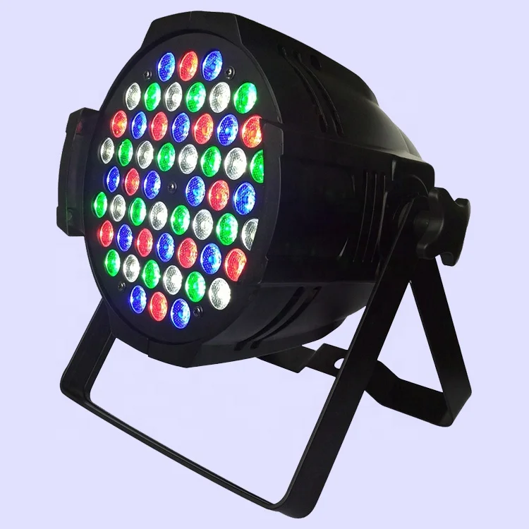 CE ROHS FCC Pr PowerCon IN & OUT Par Light CW WW 54 x 3Watt RGB 3in1 LED UV RGBW RGBWY 54pcs 3W LED Par64