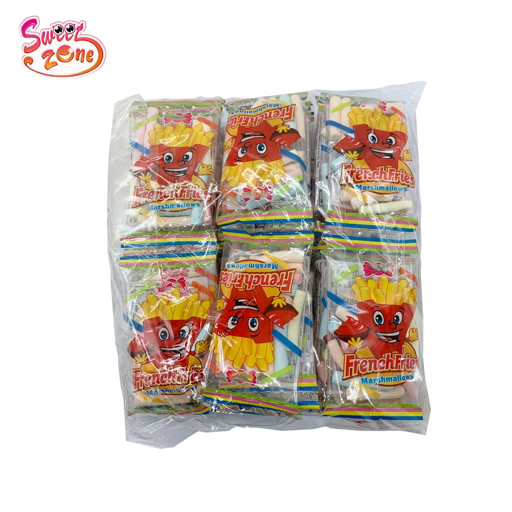 French fries shape Marshmallow Soft Cotton Candy