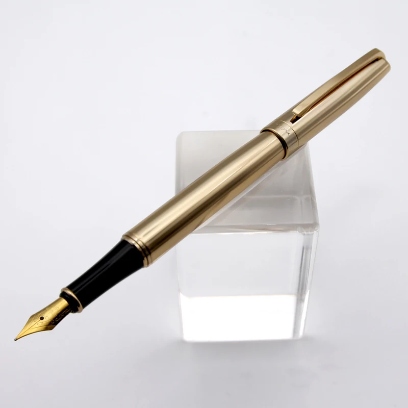 
Lingmo Design High Quality Luxury Gold Fountain Pen with custom logo 