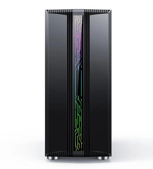 Spcc Black Coating Atx/m-Atx/Itx Computer Case High Quality 0.5mm Desktop Oem Micro Atx Stock Pc Case Gaming Computer mid Tower