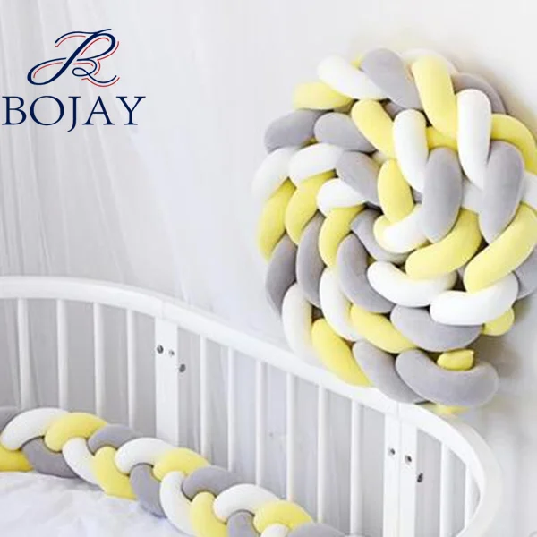 Оптовая продажа бархатный бампер Bojay для детской кроватки
