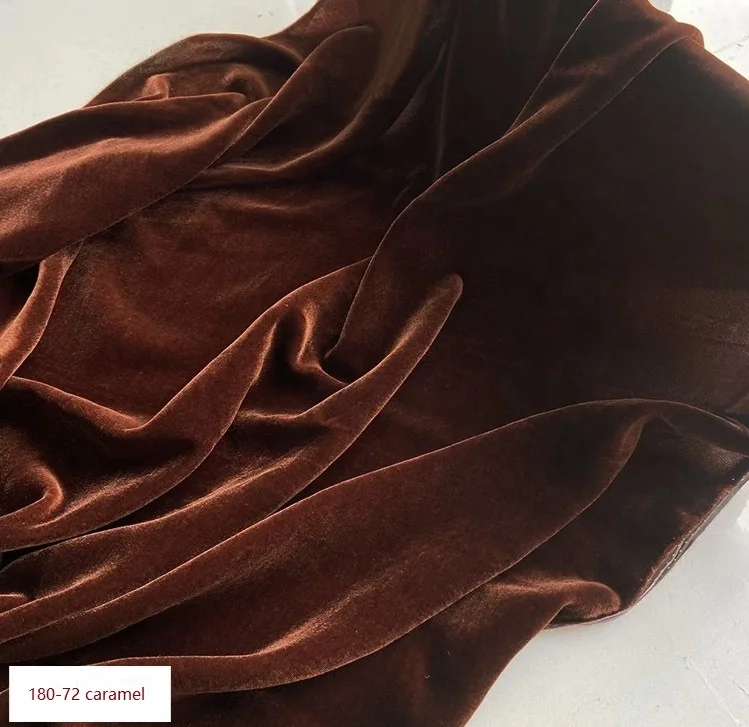 Blue purple color smooth silk adhesive rayon velvet solid color 180g 140cm width for outer garment,overcoat,outer wear,pants