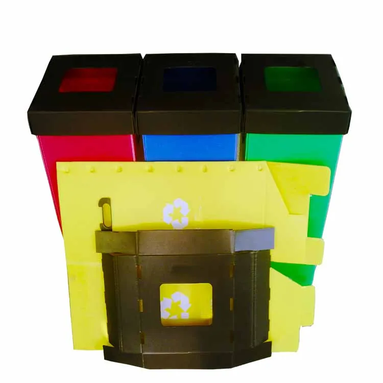 Bottle Classified Correx Recycle Bin Waste 2/3/4 Compartments 6L 20L 60L 120L Waterproof Indoor Recycling Sort Bins