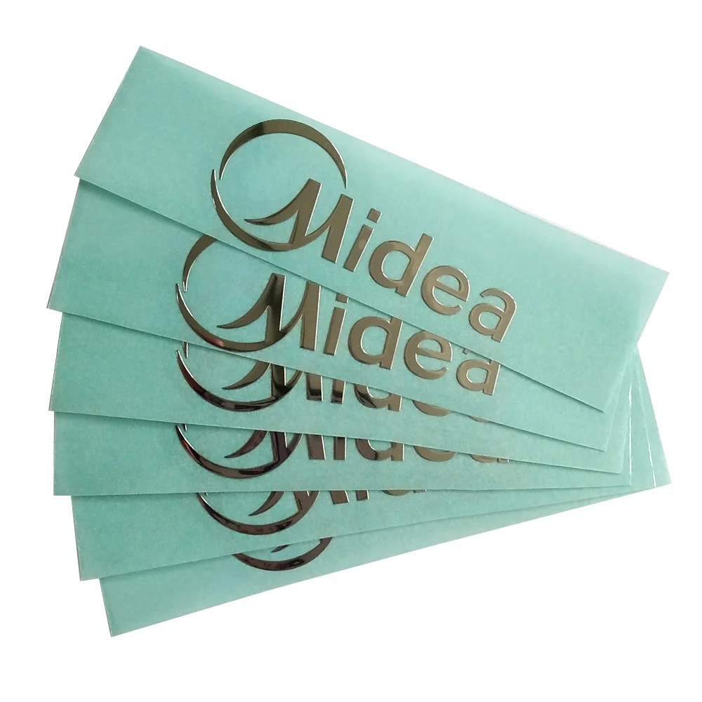 Custom Rose Gold Nickel Sticker Electroform  Sticker Metal Label  Logo