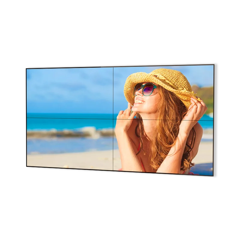 Floor Standing Advertising Equipment Splicing Screen Panel 4K Narrow Bezel Various Splicing Screen
