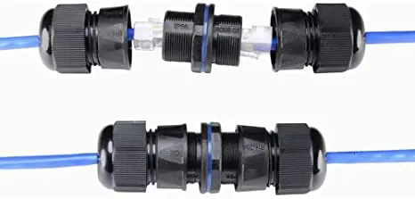 [GIET] Z2-6A M20 RJ45 Waterproof Connector IP68 Ethernet LAN Extension Cable Coupler Network Double Pass CAT6 CAT5E CAT5