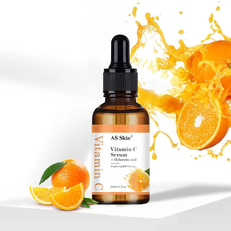 Лидер продаж, высококонцентрированная веганская Сыворотка для лица с эффектом осветления и темных точек, увлажняющая коллагеновая отбеливающая антивозрастная Сыворотка для лица с витамином С