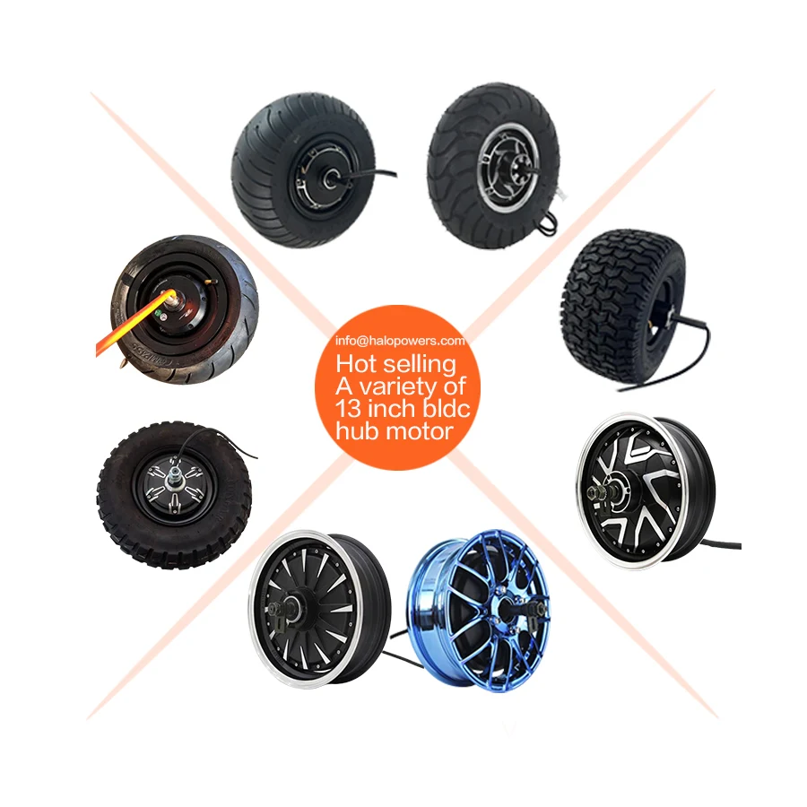 High Power 13 inch fat tire 48/60V 72V 96v 3000W 4000W Brushless Disc Brake Gearless Hub Motor Electric Scooter Motor motorcycle