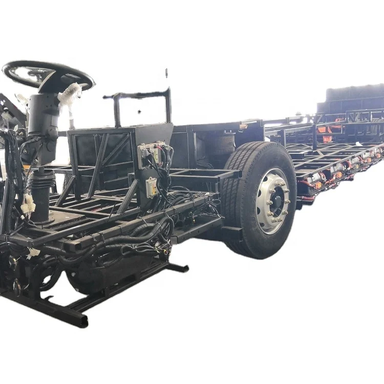Dongfeng 8m 10m 12m electric city bus chassis electric coach bus chassis bus for sale