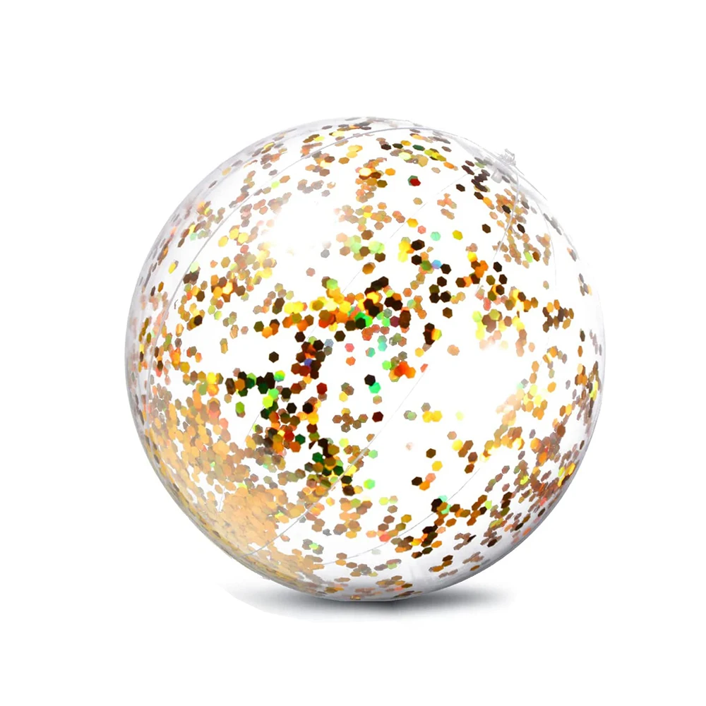 Wholesale Best Selling Custom Inflatable Glitter Ball Children Toys Beach Swimming Pool Floating Inflatable Water Games