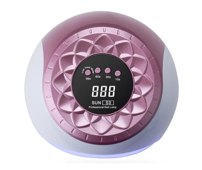 SUN S9 268W high power dual led source nail lamp uv led gel polish curing sun led nail lamp