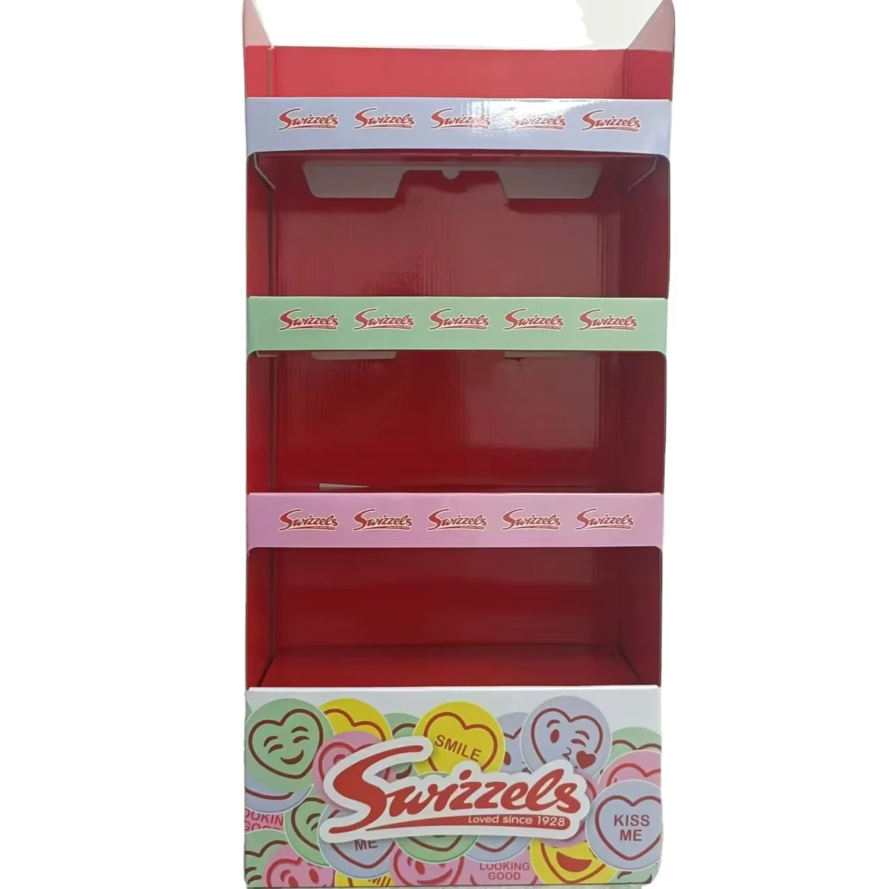 Hot Sale Customized Colorful Cardboard Pop-up Display Stand for Retail Floor Display